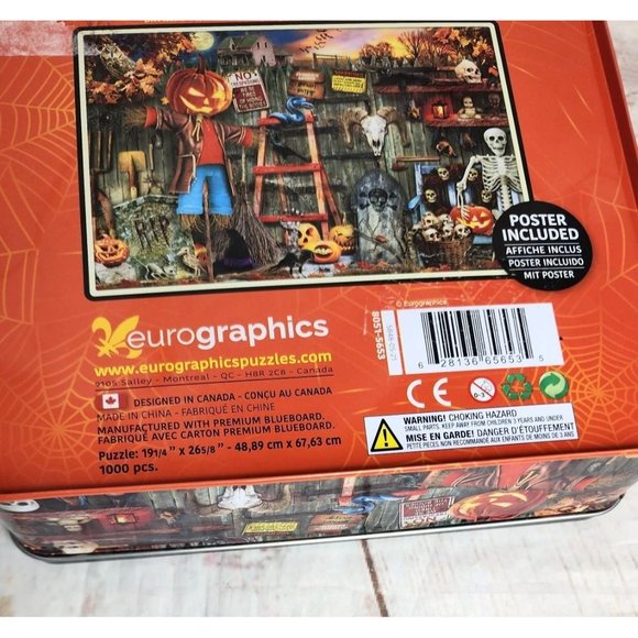 Halloween Decoration Eurographics Decorations of Halloween 1000 Pc Jigsaw Puzzle - Picture 3 of 7